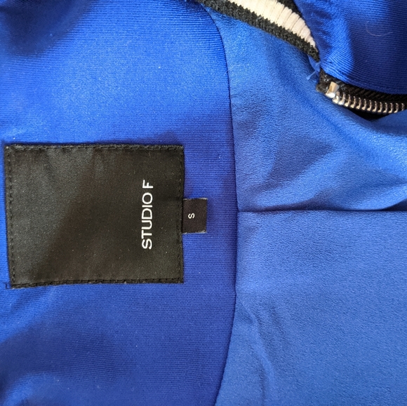 UNREAL Varsity Baseball Jacket Pink Athletic - Picture 8 of 8